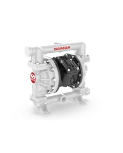 Samson 555181 1" Polyprop Diaphragm Pump, 53 GPM, 1:1 Ratio