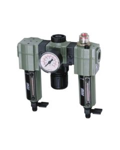 Lincoln 85387-8 Filter-Regulator with Gauge Lubricator, 1/2 inch NPT