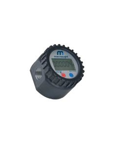 Macnaught IM019E-02 Inline Oil Meter 3/4" NPT Ports, LCD Display