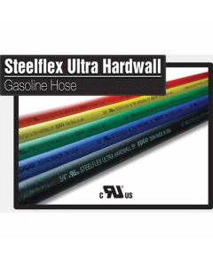 3/4" x 14' Gasoline Hose, Chrome Crimped