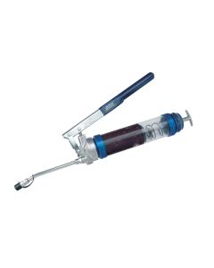 1148CLR Deluxe Manually Operated Grease Lever Gun W/Clear Tube - Lincoln Lubrication