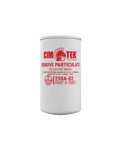 Cim-Tek 70821 Model 250A-02 Particulate Filter, 1" Flow, 6 Pack